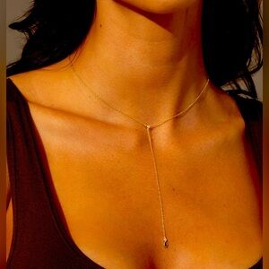 NEW Uncommon James Gold Rebellion Lariat Necklace